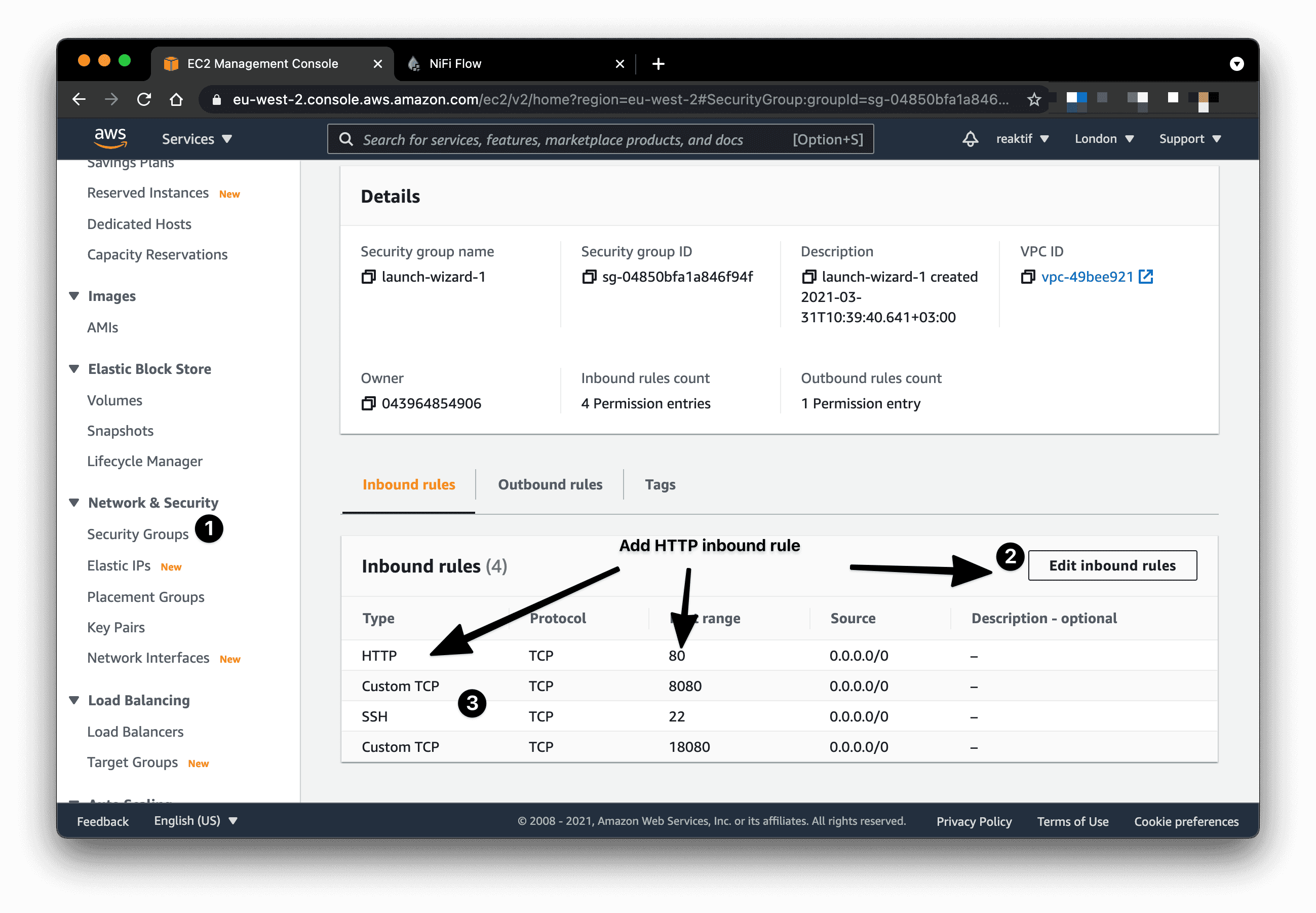 Apache NiFi on AWS - Guide-7