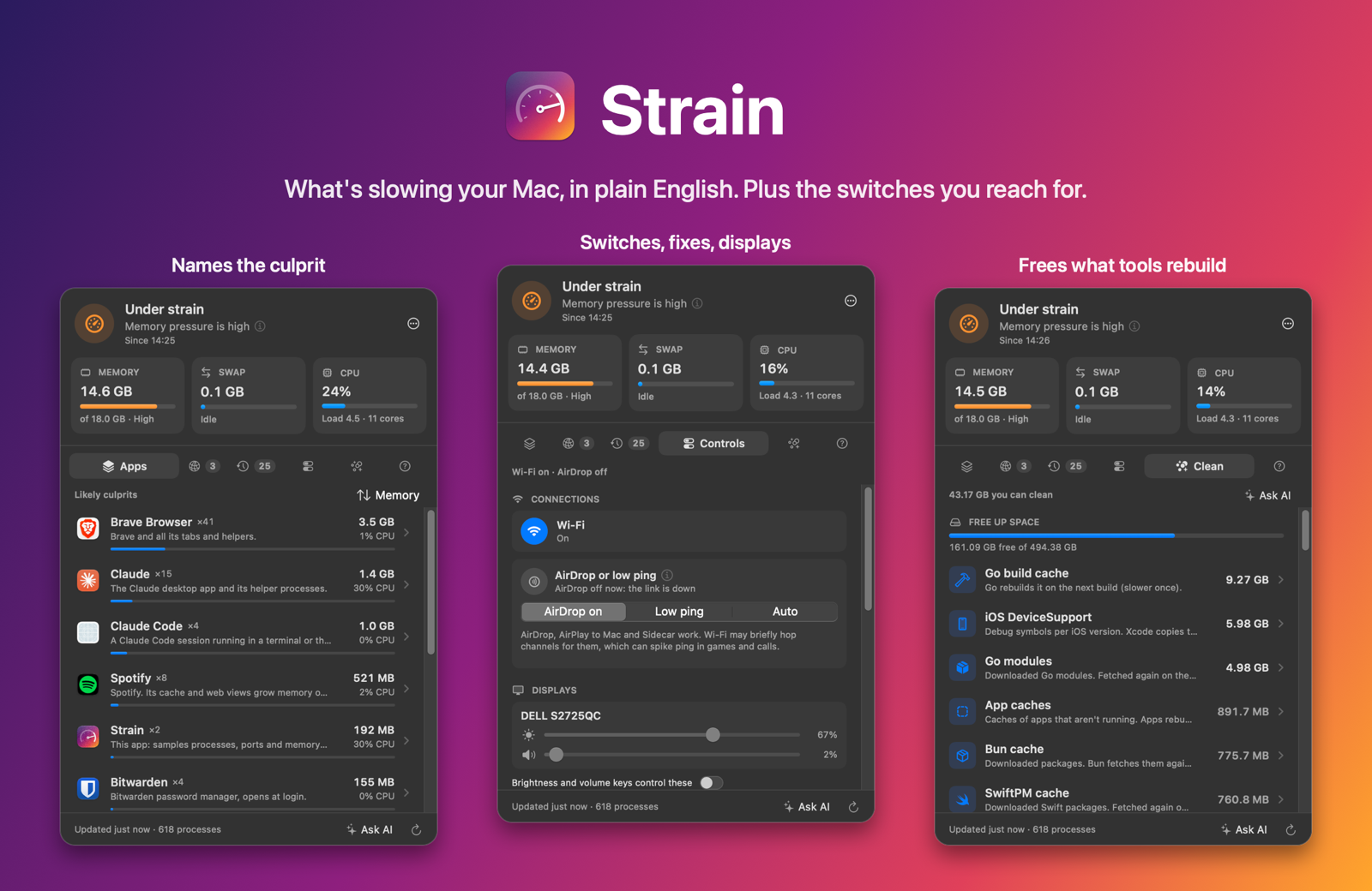 Strain screenshots